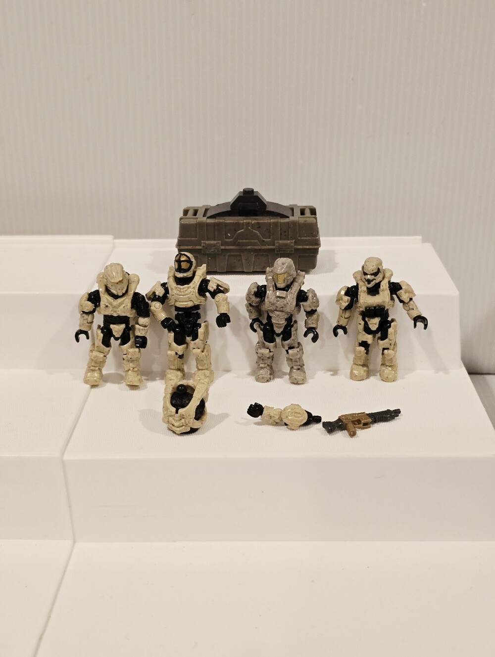 Halo Mega Bloks Construx Unsc Fireteam Rhino Figure Set